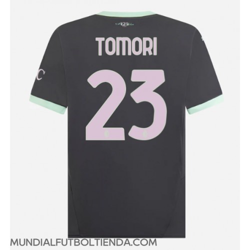 Camiseta AC Milan Fikayo Tomori #23 Tercera Equipación Replica 2024-25 mangas cortas